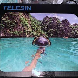 NWT Telesin Go Pro camera 6” Dime port hero 7/6/5